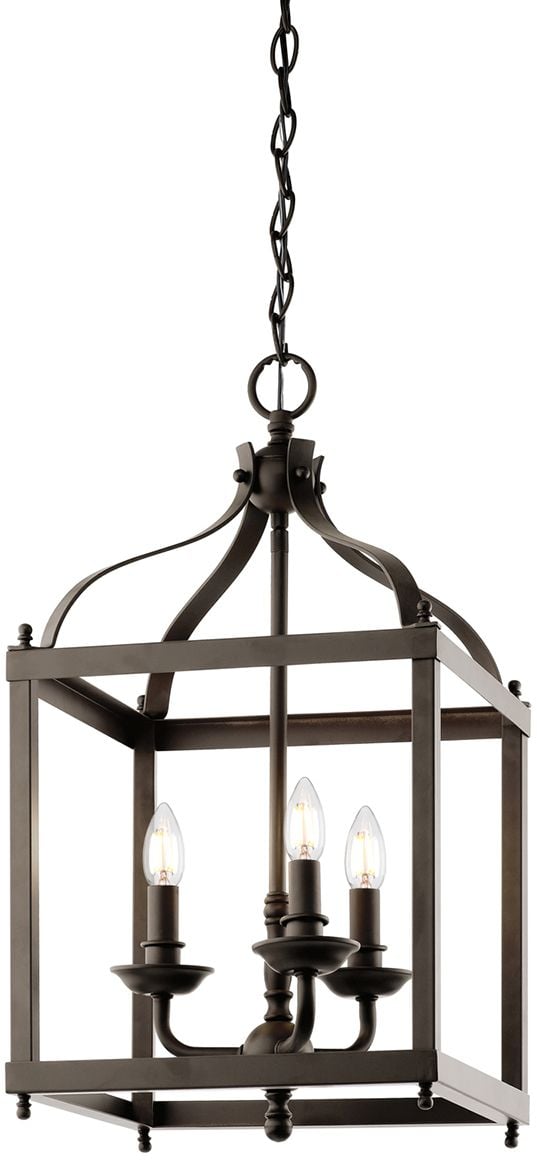 Elstead Lighting Larkin závěsné svítidlo 3x60 W hnědá KL-LARKIN-P-M-OZ