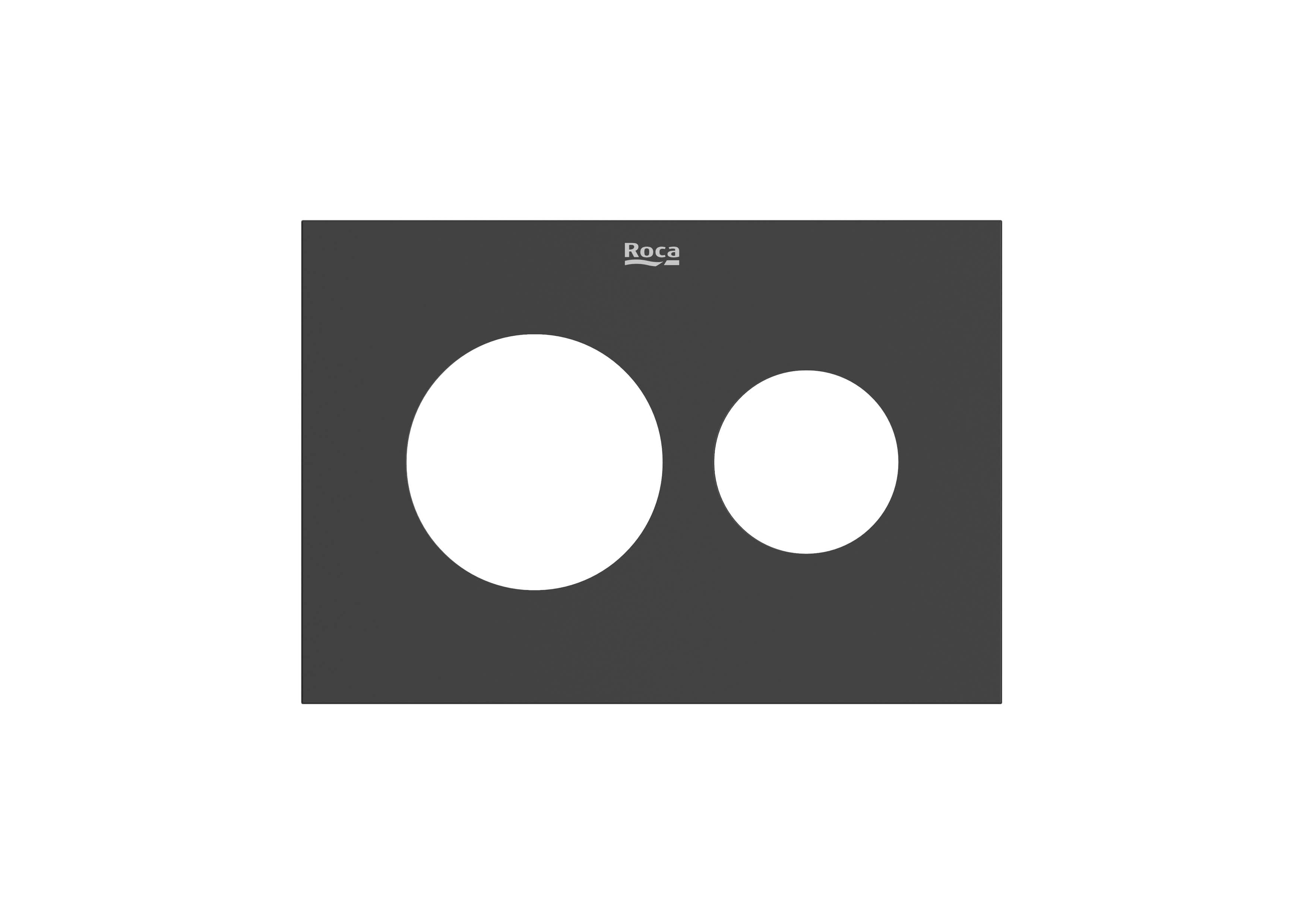 Roca Duplo S destička splachovacího tlačítka pro WC černá A890523306
