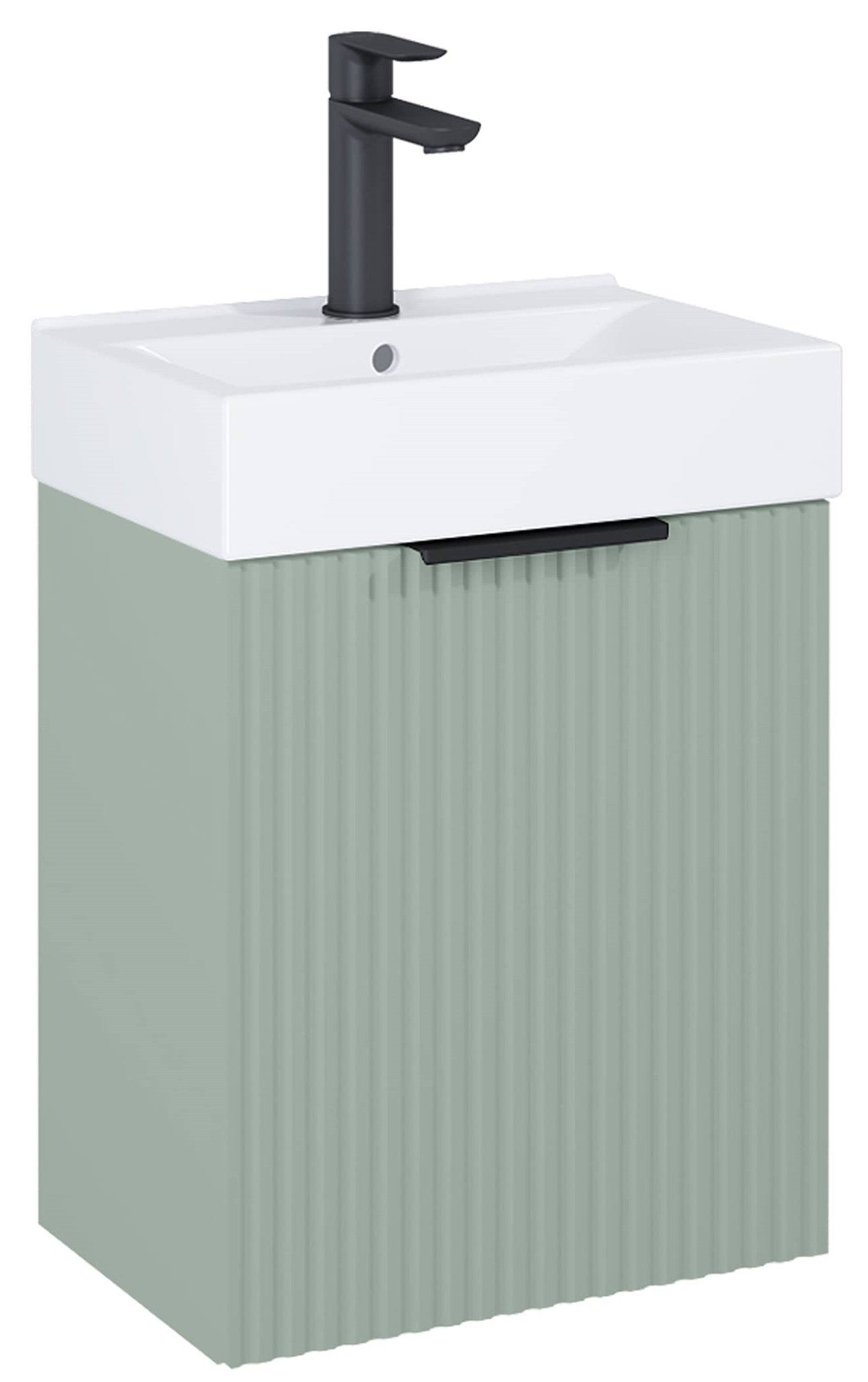 Roca Reef umyvadla se skříňkou 44.6 cm zelená A852446147