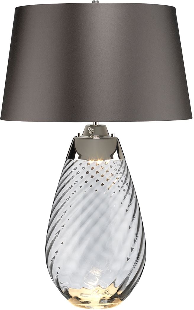 Elstead Lighting Lena stolní lampa 2x60 W šedá LENA-TL-L-SMOKE
