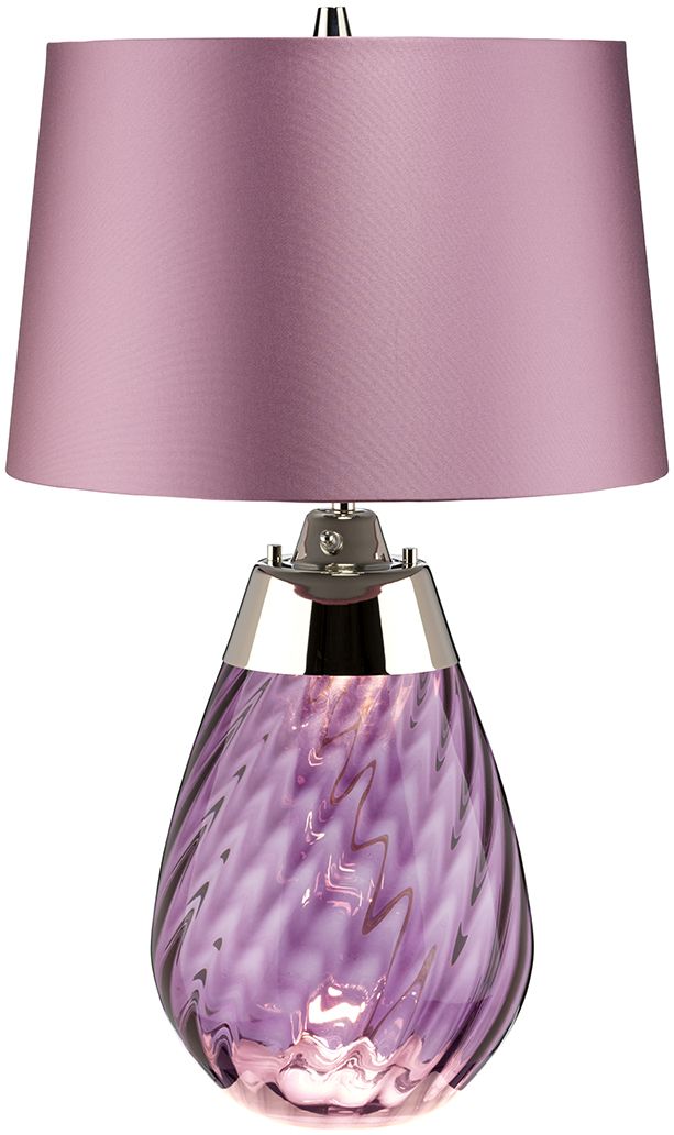 Elstead Lighting Lena stolní lampa 1x60 W fialová LENA-TL-S-PLUM