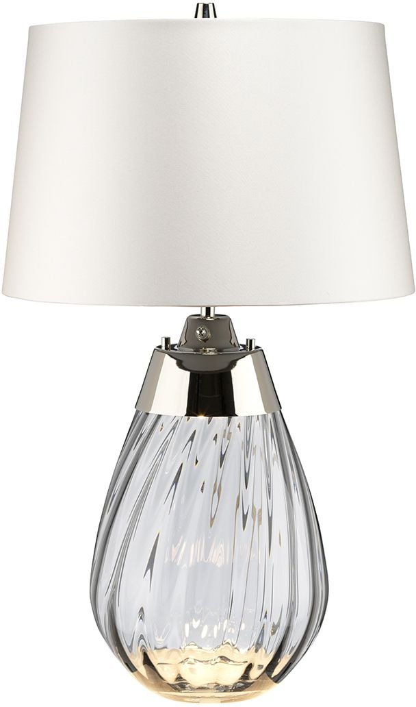 Elstead Lighting Lena stolní lampa 1x60 W satén LENA-TL-S-SMOKE-OWSS