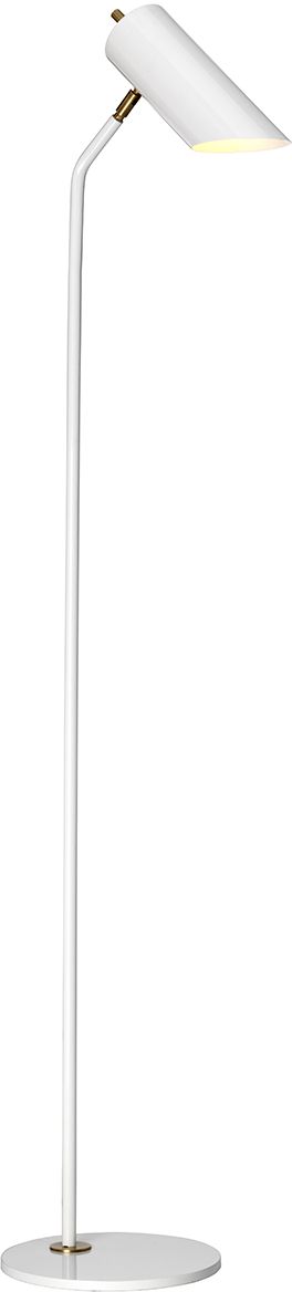 Elstead Lighting Quinto stojací lampa 1x8 W bílá-mosaz QUINTO-FL-WAB