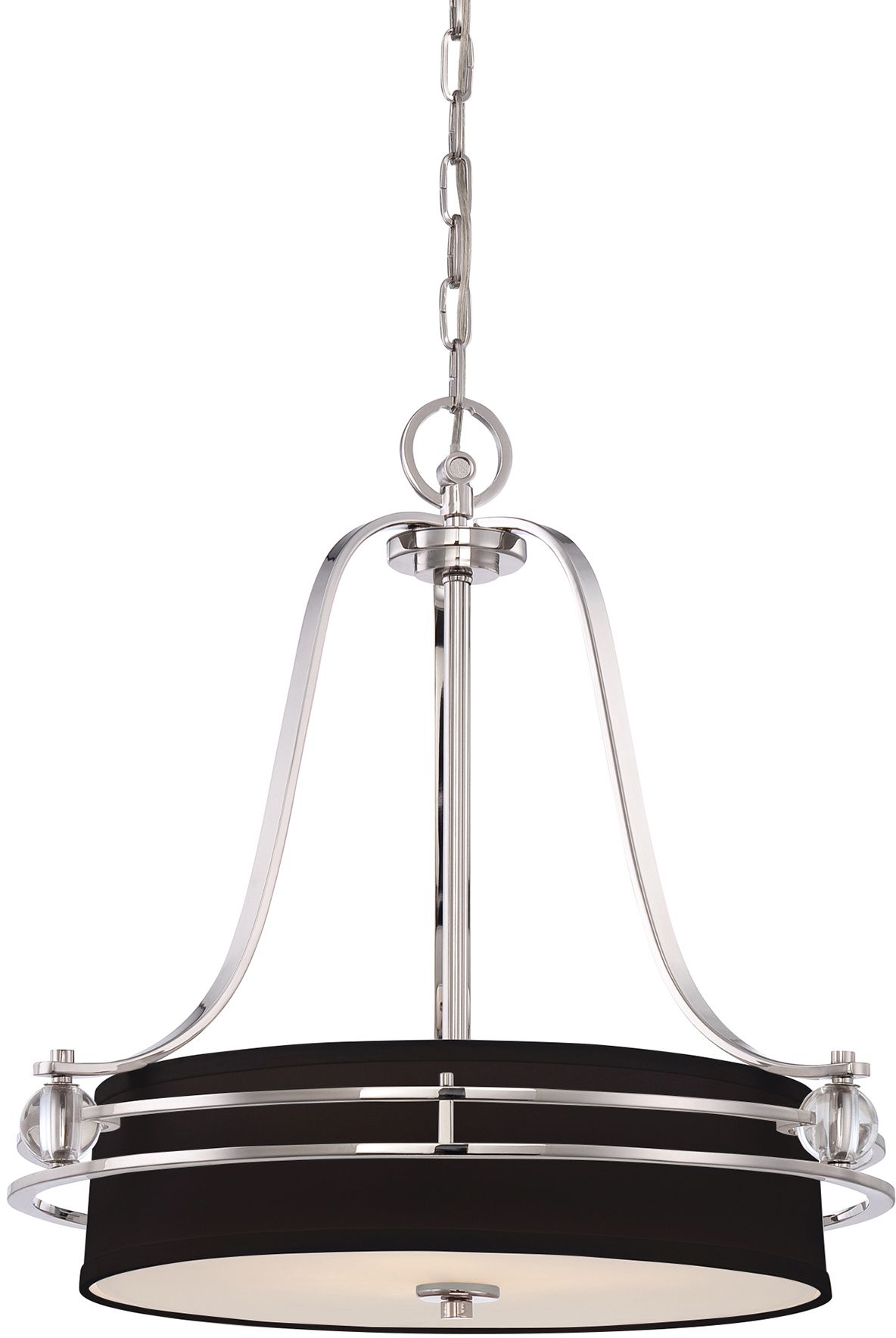 Elstead Lighting Gotham závěsné svítidlo 4x60 W stříbrná QZ-GOTHAM-P