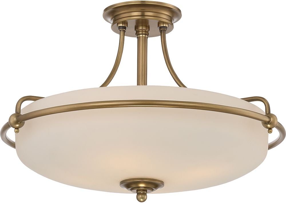 Elstead Lighting Griffin stropní světlo 4x60 W mosaz QZ-GRIFFIN-SFM-WS