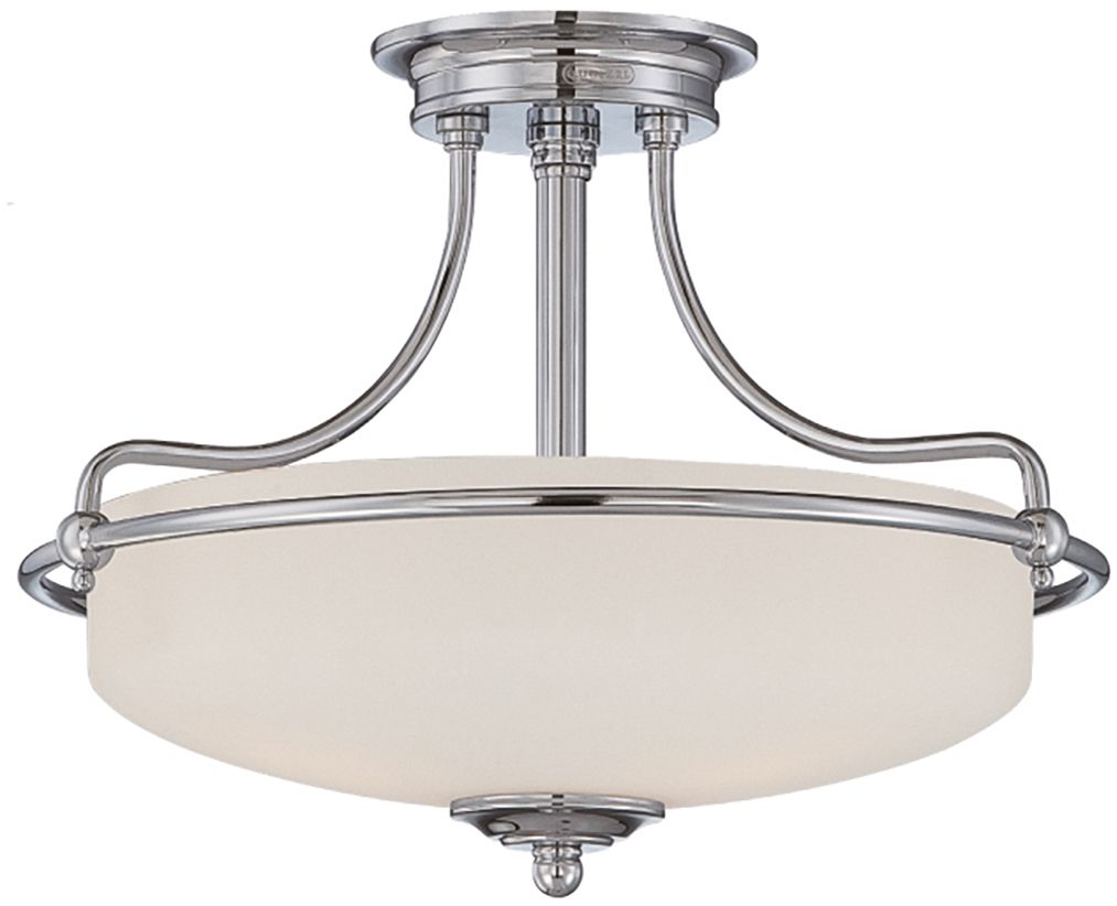 Elstead Lighting Griffin stropní světlo 3x60 W nikl QZ-GRIFFIN-SFS-AN