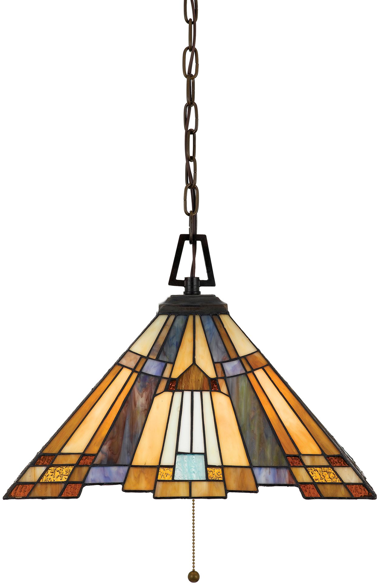 Elstead Lighting Inglenook závěsné svítidlo 3x60 W hnědá QZ-INGLENOOK-P-A