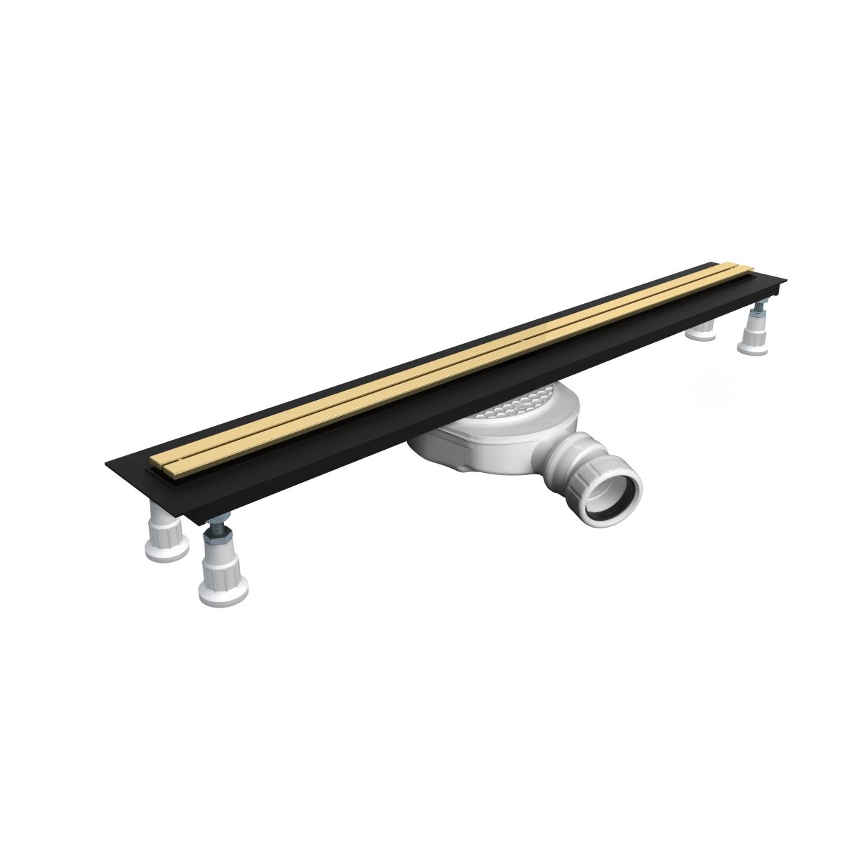 Sada rošt odtokového žlábku Oltens Langan Slim 30016300, kryt lineárního odtoku Oltens Langan Slim 30020800