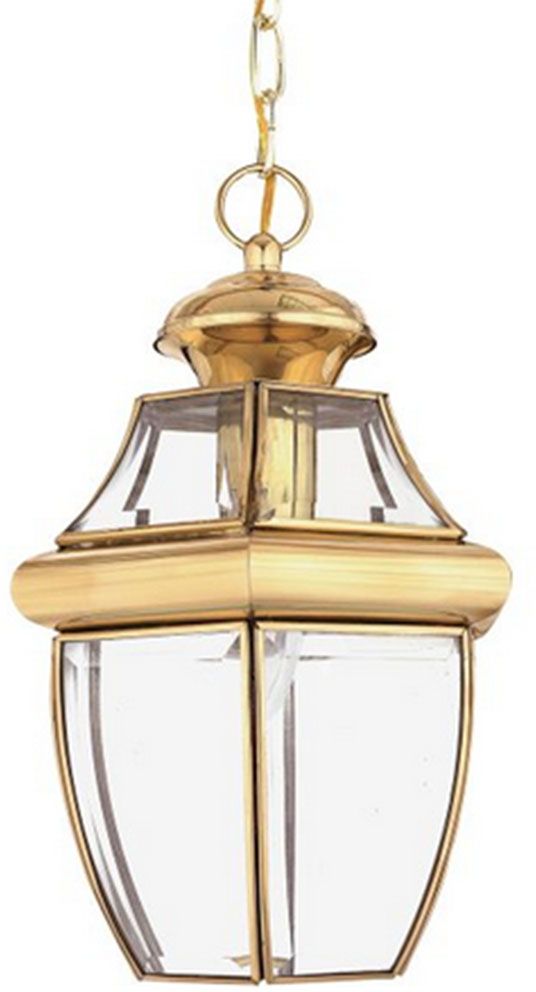Elstead Lighting Newbury závěsné svítidlo 1x60 W mosaz QZ-NEWBURY8-M-PB