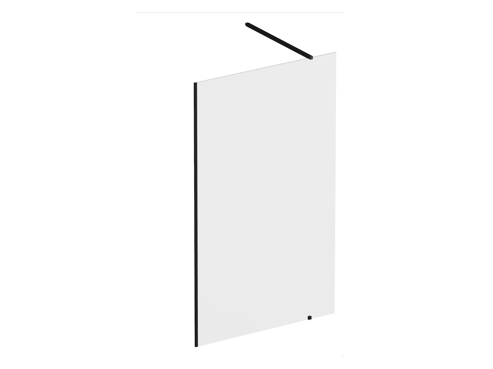 Ravak Walk-In Wall sprchová zástěna walk-in 120 cm černá matný/průhledné sklo GW9WG030SZ1