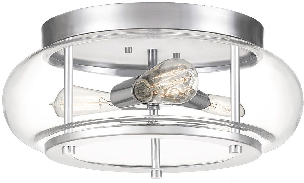 Elstead Lighting Trilogy nástěnné svítidlo 3x40 W chrom QZ-TRILOGY-F-M-BATH