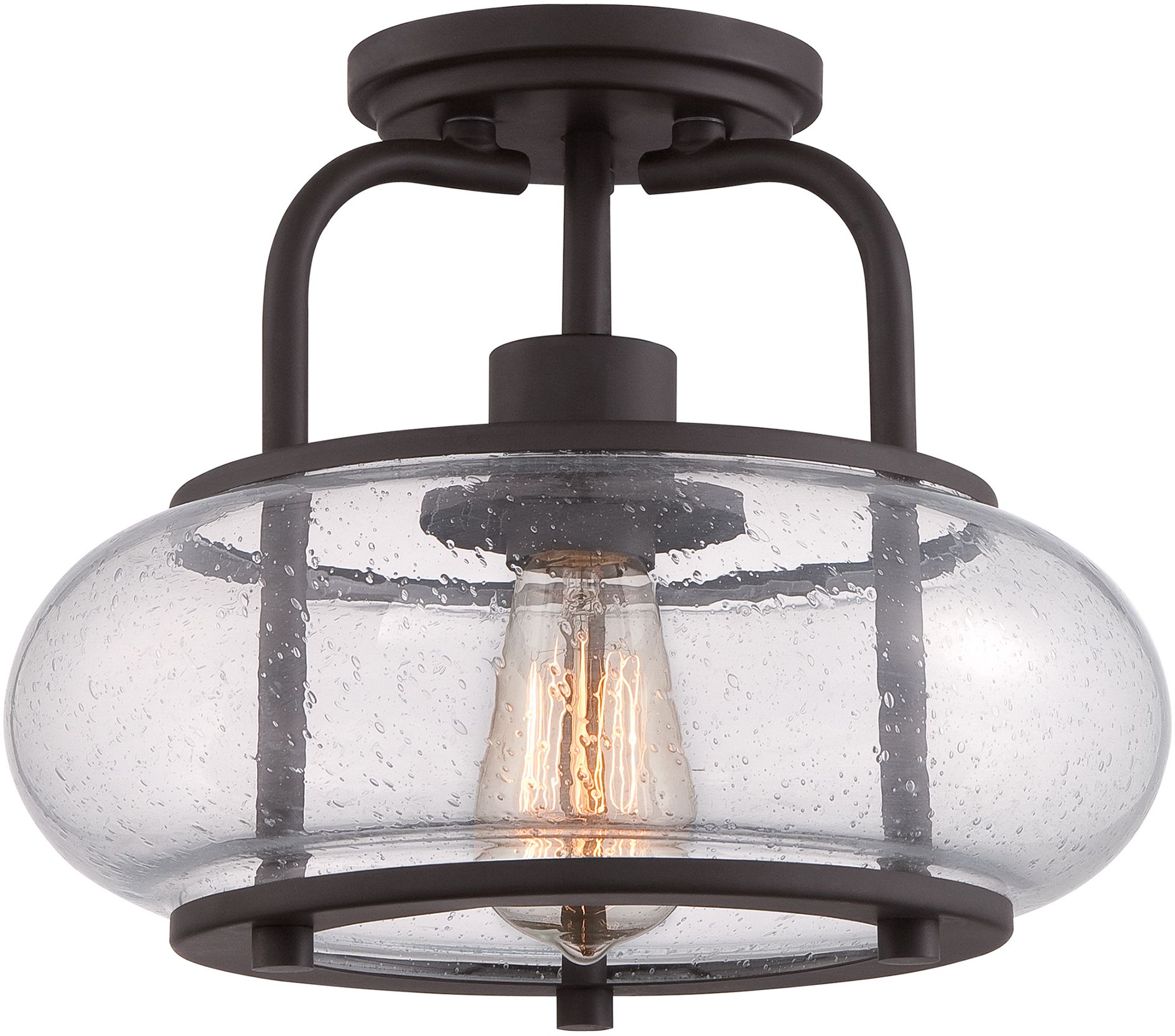 Elstead Lighting Trilogy stropní světlo 1x60 W hnědá QZ-TRILOGY-SF-S