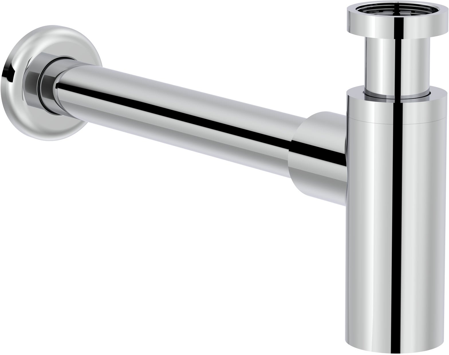 Roca Aqua umyvadlový půlsifon lahvová chrom A5064070C0