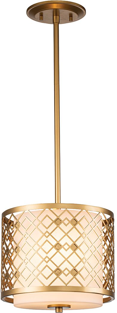 Elstead Lighting Ziggy závěsné svítidlo 2x40 W zlatá ZIGGY-1P-S-LG