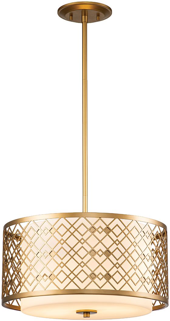 Elstead Lighting Ziggy závěsné svítidlo 2x60 W zlatá ZIGGY-2P-M-LG