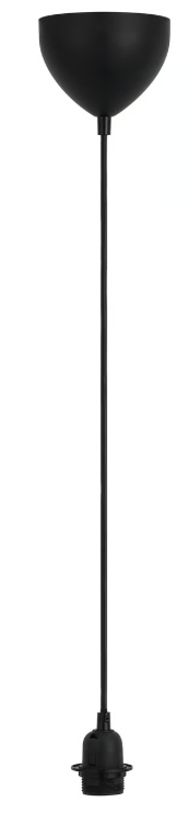 Nordlux Basic závěsné svítidlo 1x60 W černá 2412013003