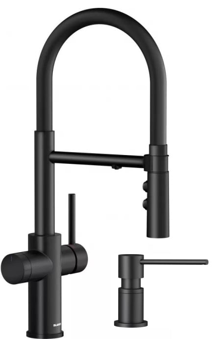 Sada kuchyňská baterie Blanco Catris-S 526707, dávkovač tekutin Blanco Lato 525789