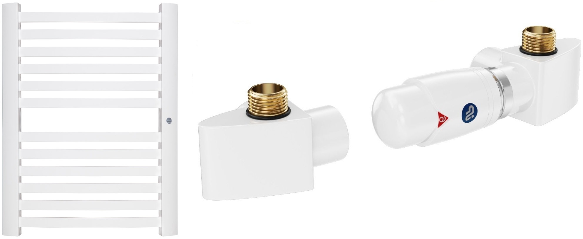 Sada termostatická sada Instal Projekt Z17 606400001, koupelnový radiátor Instal Projekt Retto RET-50/70
