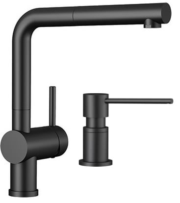 Sada kuchyňská baterie Blanco Linus-S 525807, dávkovač tekutin Blanco Lato 525789