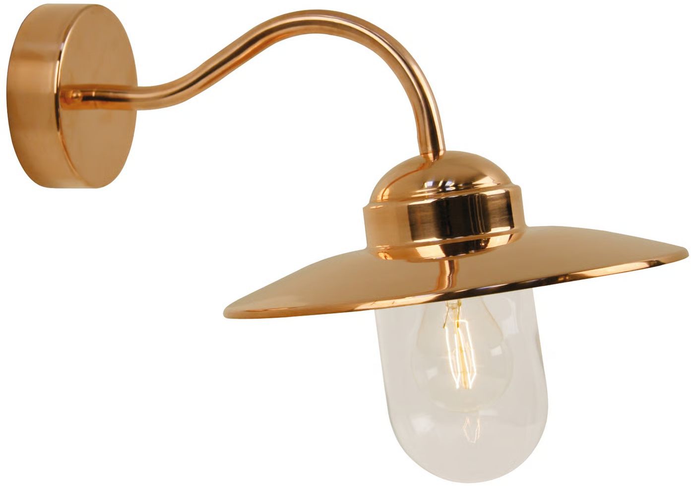 Nordlux Luxe venkovní nástěnné svítidlo 1x60 W měděná 22671030