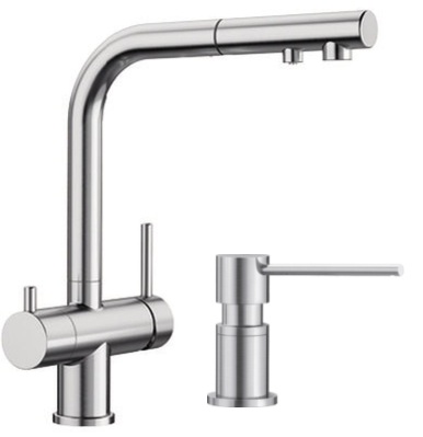 Sada kuchyňská baterie Blanco Fontas-S II 525199, dávkovač tekutin Blanco Lato 525809