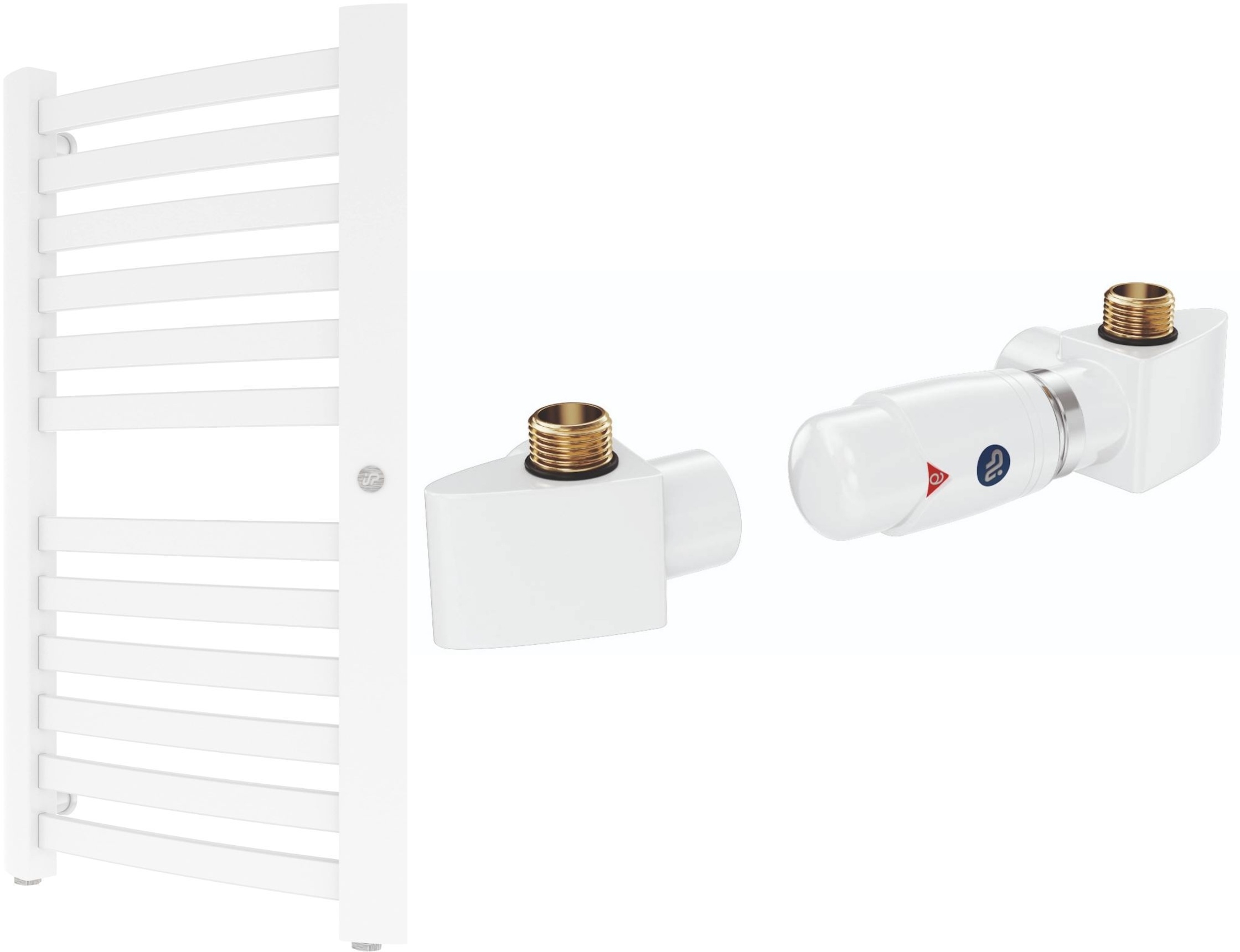 Sada termostatická sada Instal Projekt Z17 606400001, koupelnový radiátor Instal Projekt Retto RET-40/70