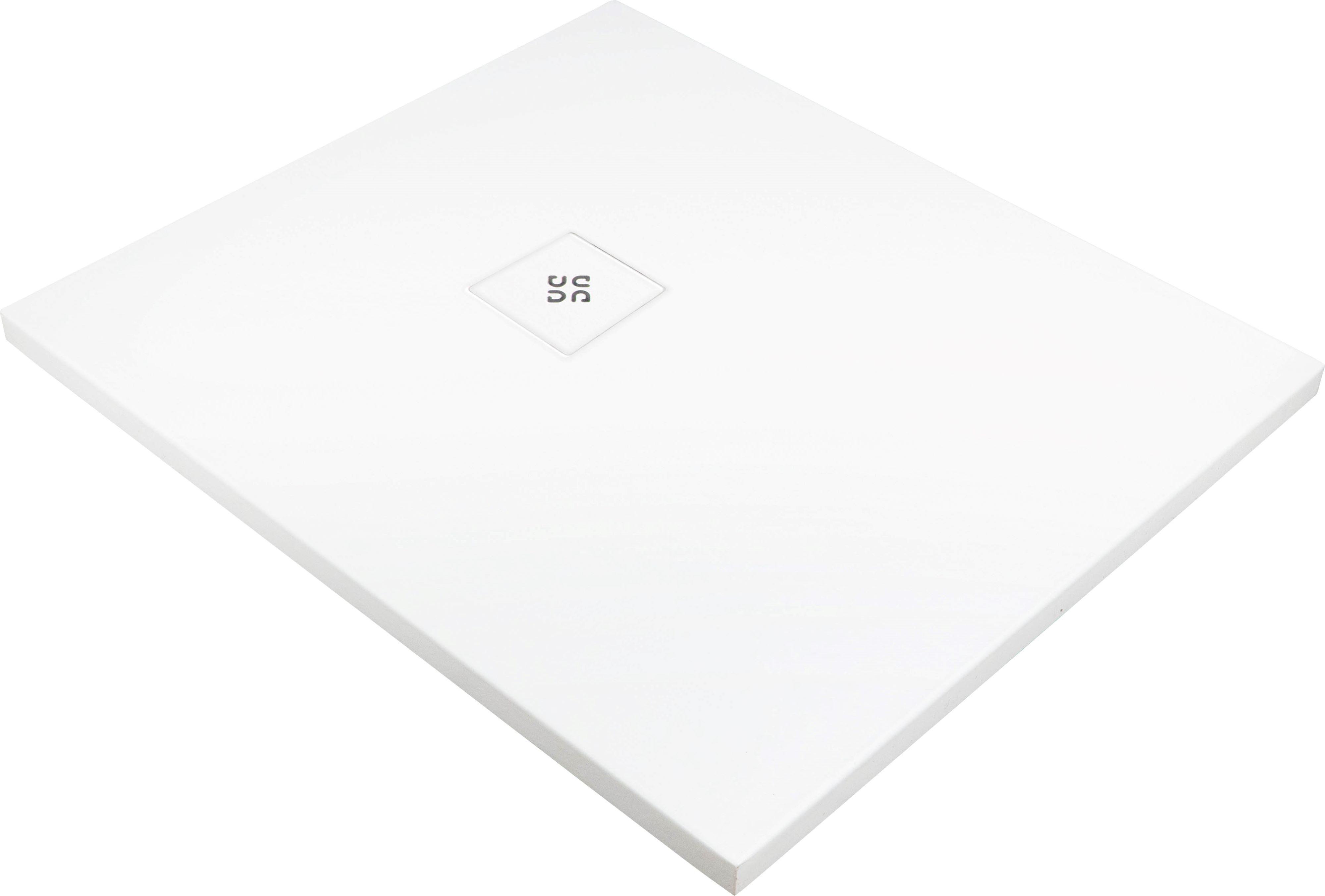 Deante Silia obdélníková sprchová vanička + mřížka 90x80 cm bílá KSKA00809B