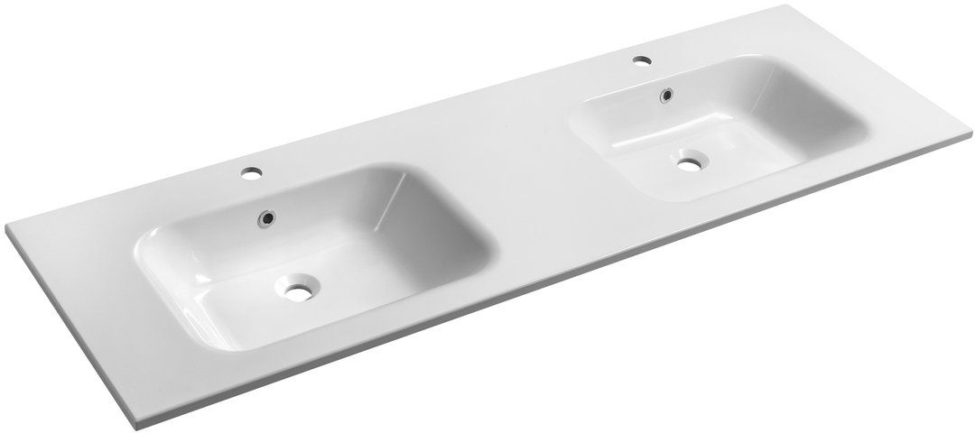 Sapho Areca umyvadlo 161x51.5 cm obdélníkový klasický-nábytkový bílá AC161