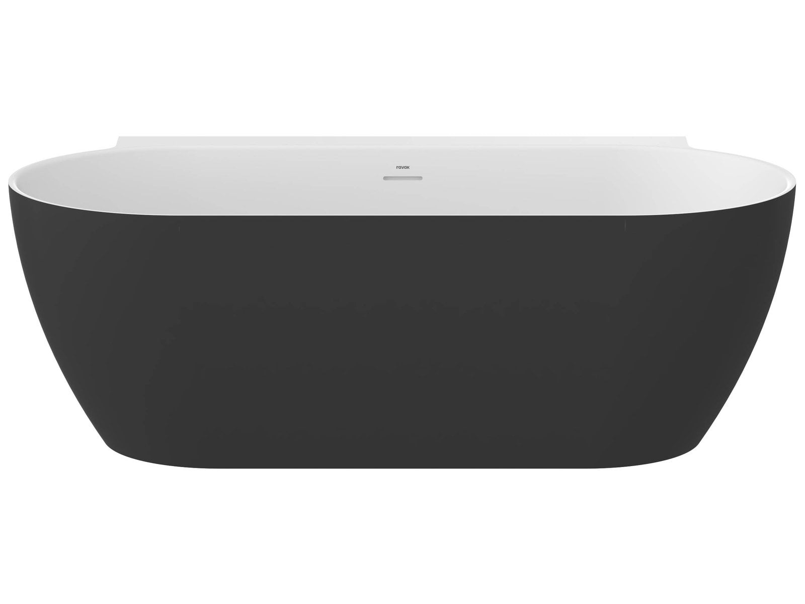 Ravak Freedom W II Tec vana ke stěně 170x87 cm oválná dvoubarevná CC71700000