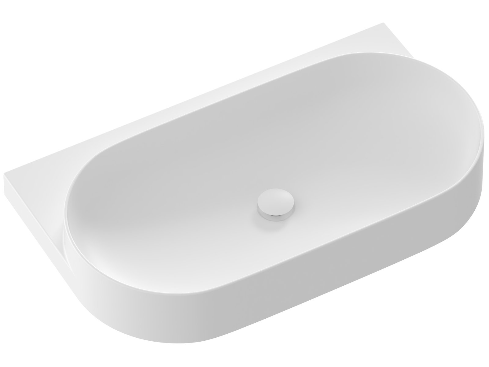 Ravak Yard umyvadlo 80.5x50 cm polokulatý klasický-nábytkový bílá XJX0E080000