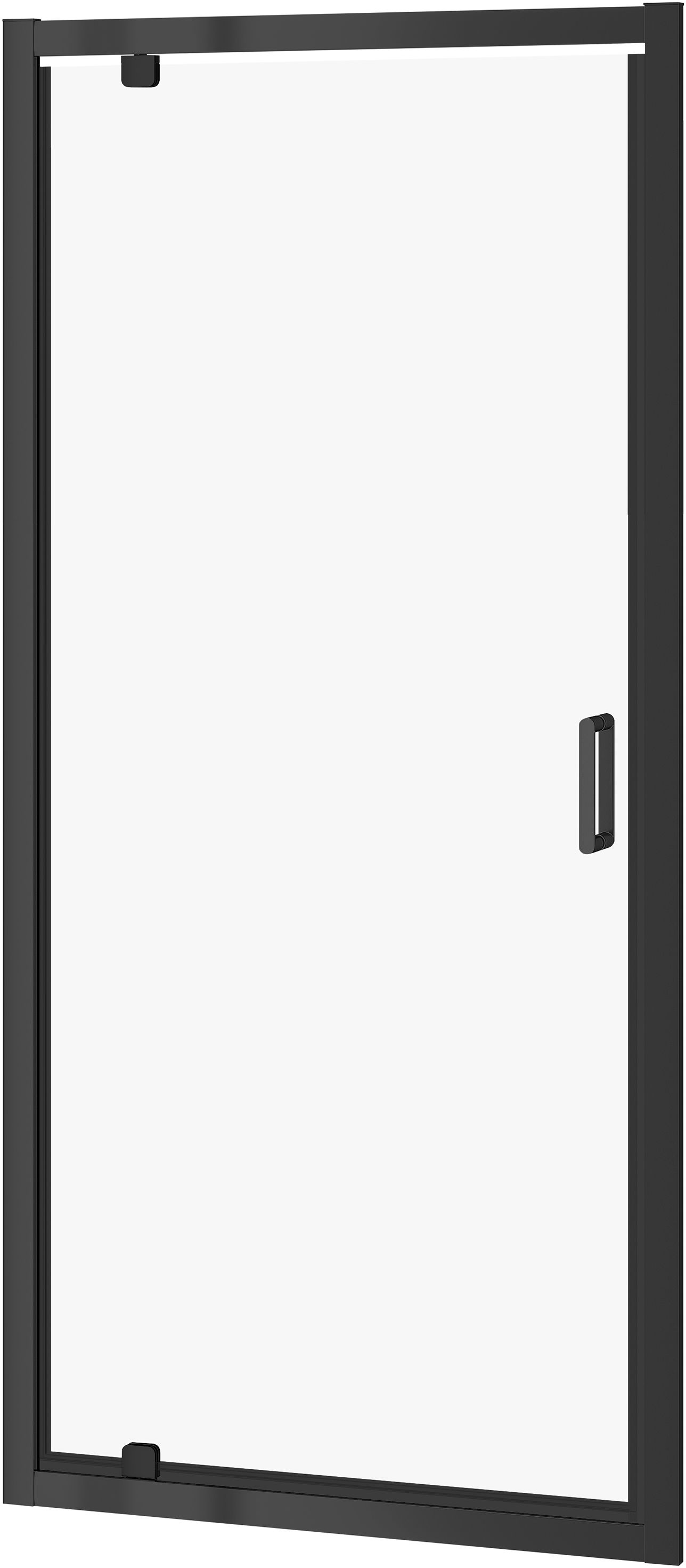 Cersanit Arteco sprchové dveře 90 cm sklopné černá matný/průhledné sklo S913-012