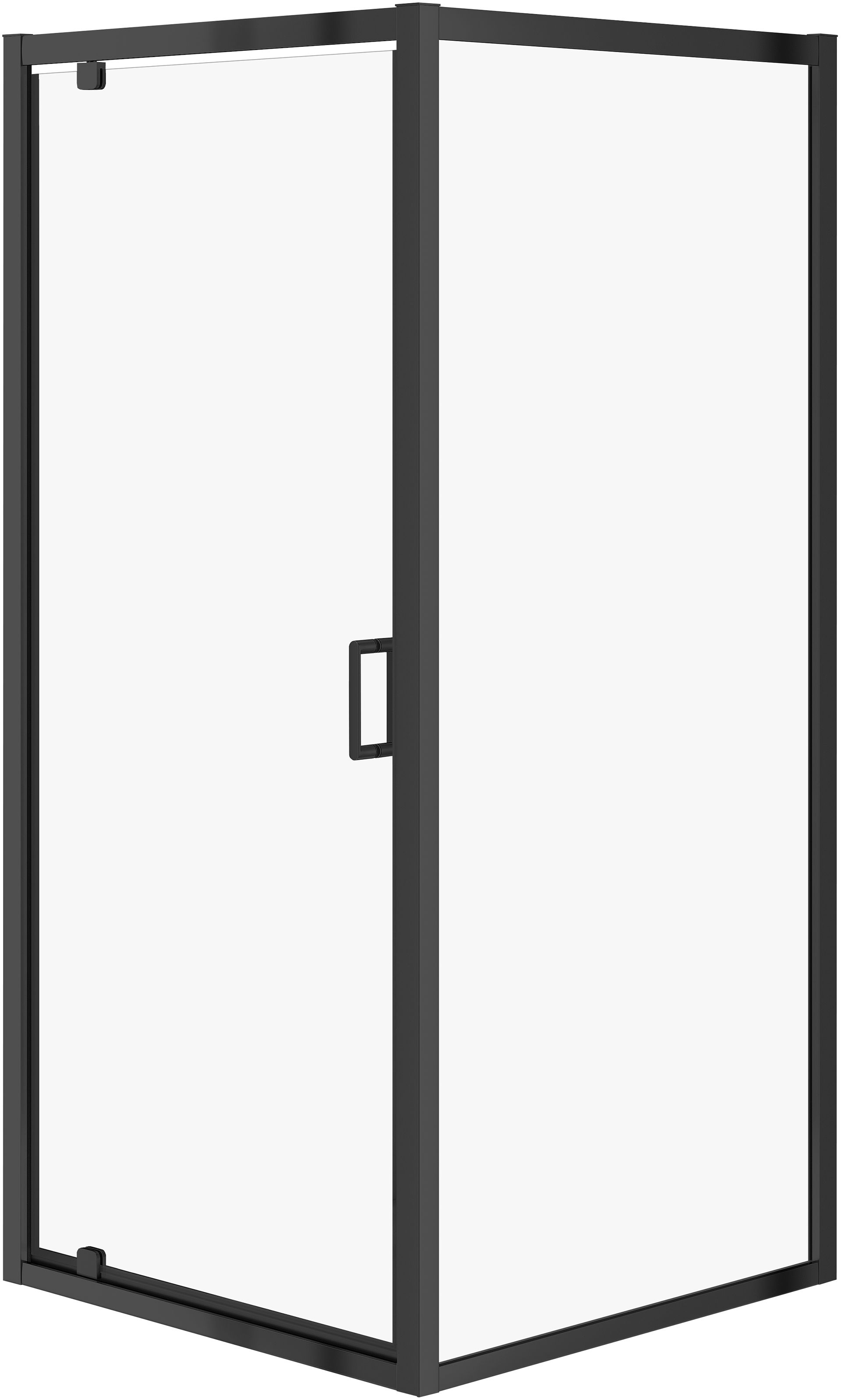 Cersanit Arteco sprchový kout 90x90 cm čtvercový černá matný/průhledné sklo S913-016