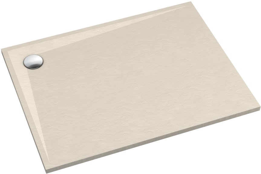 Schedline Libra Cashmere Stone obdélníková sprchová vanička 140x80 cm béžová 3SP.L1P-80140/PK/ST