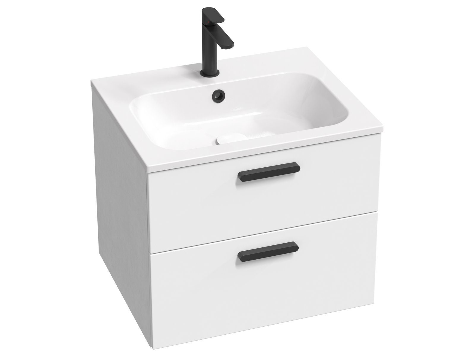 Ravak Chrome skříňka 60x49x50 cm pod umyvadlo závěsná bílá X000001744