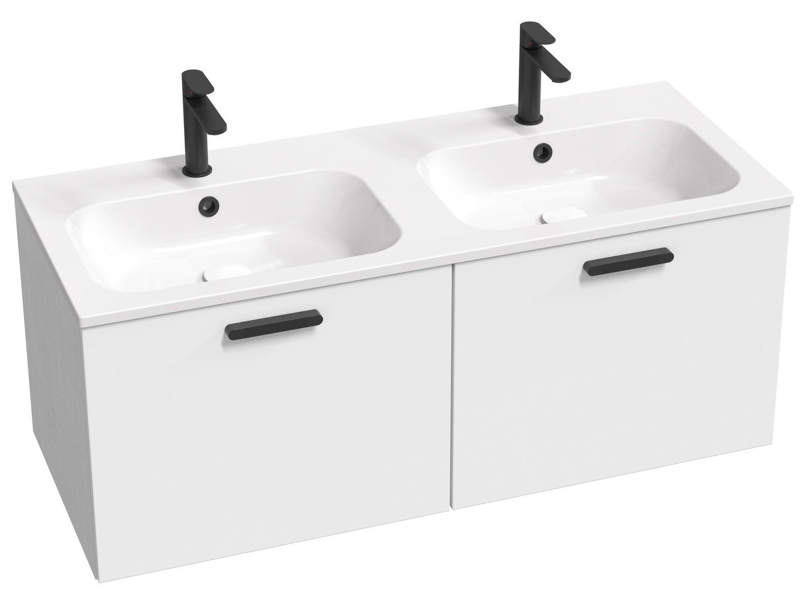 Ravak Chrome skříňka 120x49x47 cm pod umyvadlo závěsná bílá X000001747