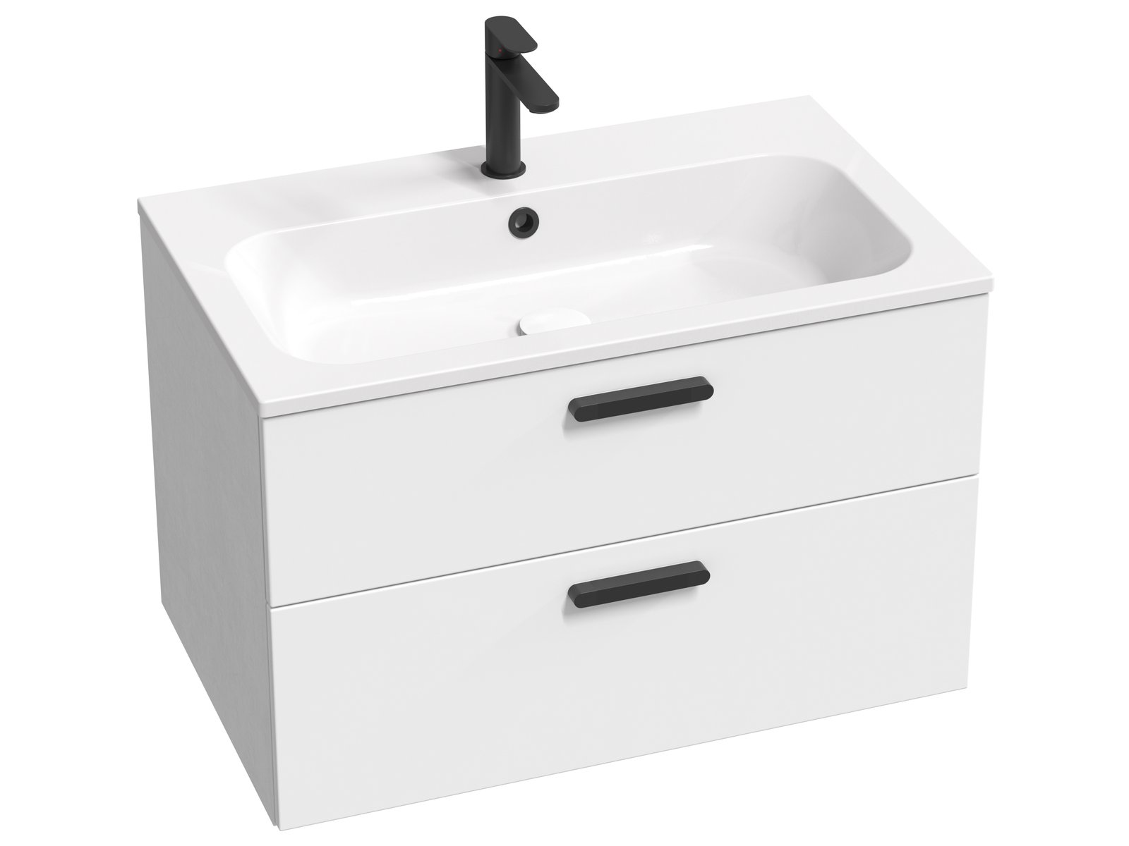 Ravak Chrome skříňka 70x49x50 cm pod umyvadlo závěsná bílá X000001746