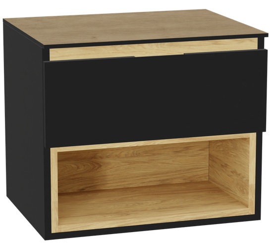 Sada korpus skříňky Excellent Tuto 2.0 MLEX.2171.600.BKBL, deska na skříňku Excellent Tuto 2.0 MLEX.2116.600.BL, MLEX.2151.600.01.BK