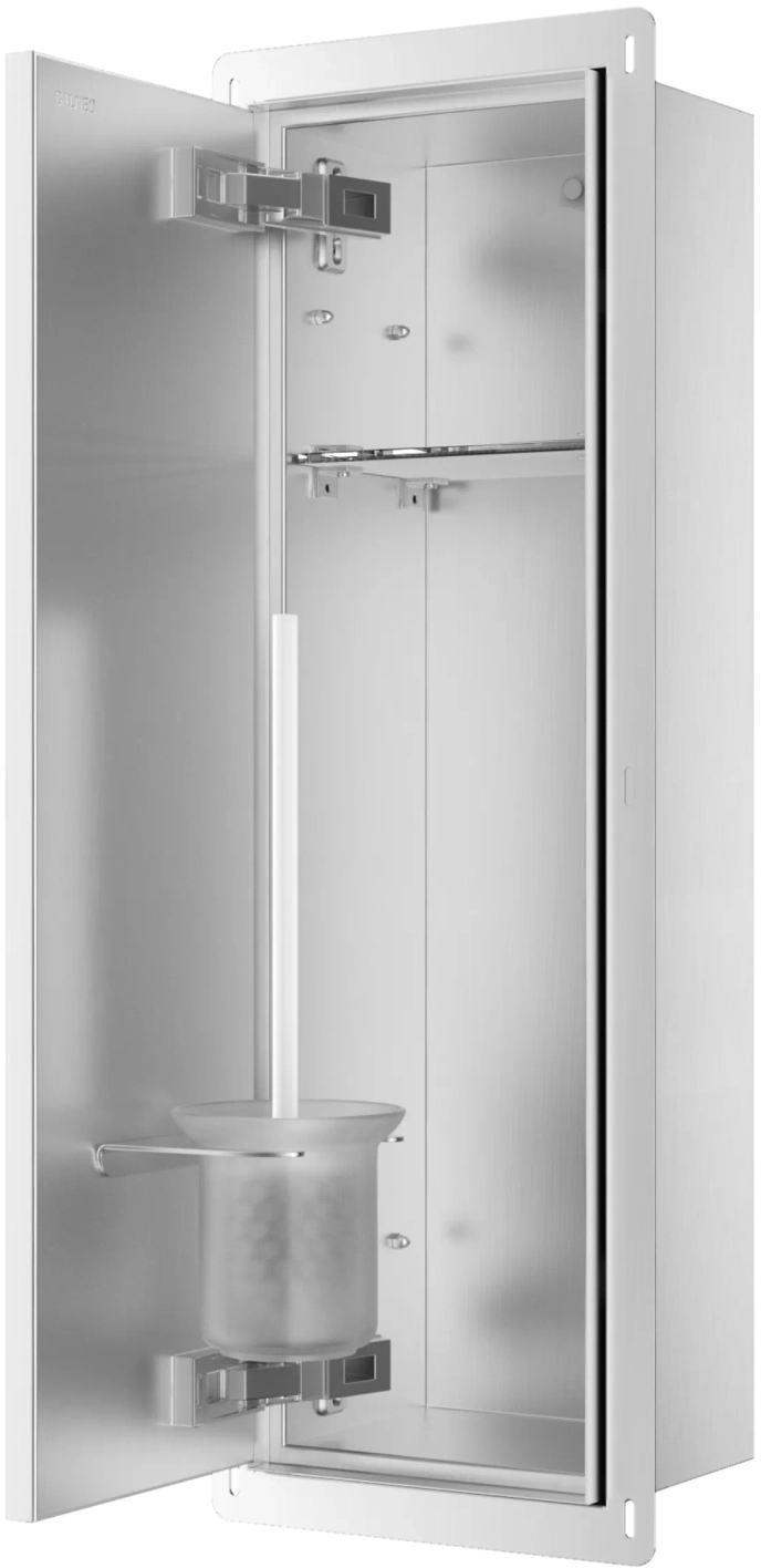 Balneo Wall-Box Brush skrytý modul na wc štětku ocel B0401060105-02