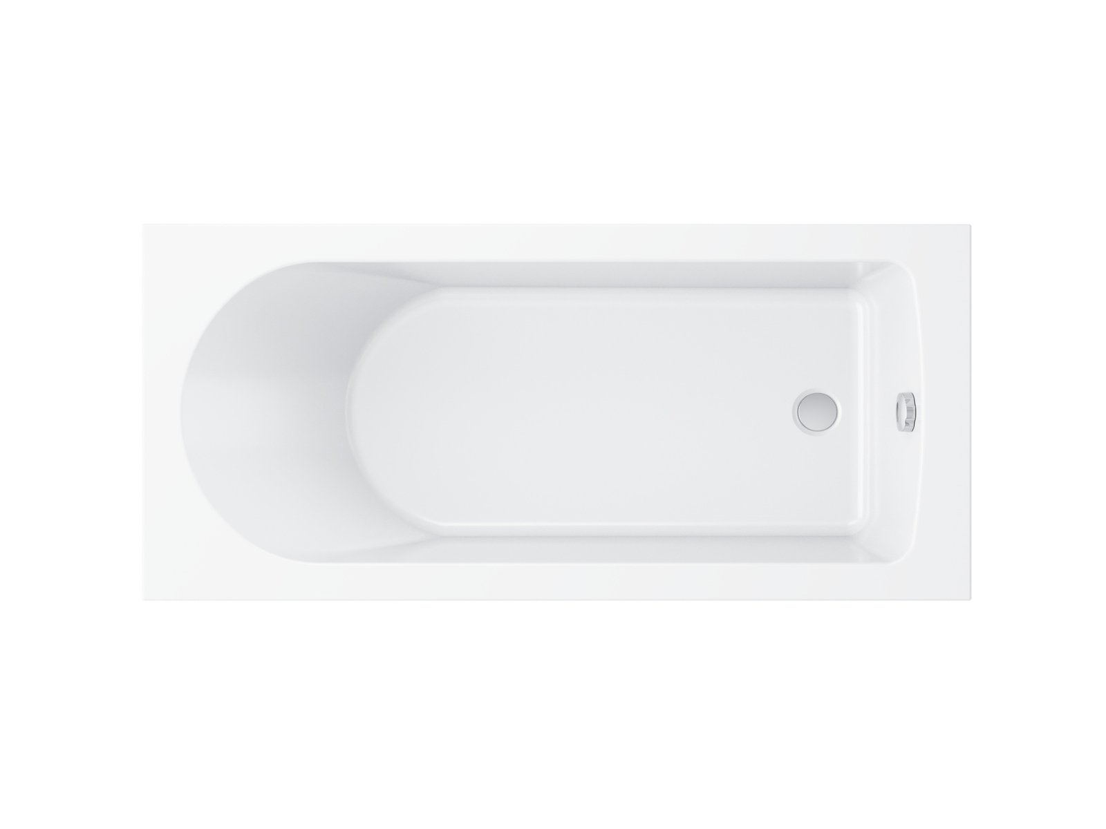 Ravak Flow obdélníková vana 160x75 cm bílá XC00100114