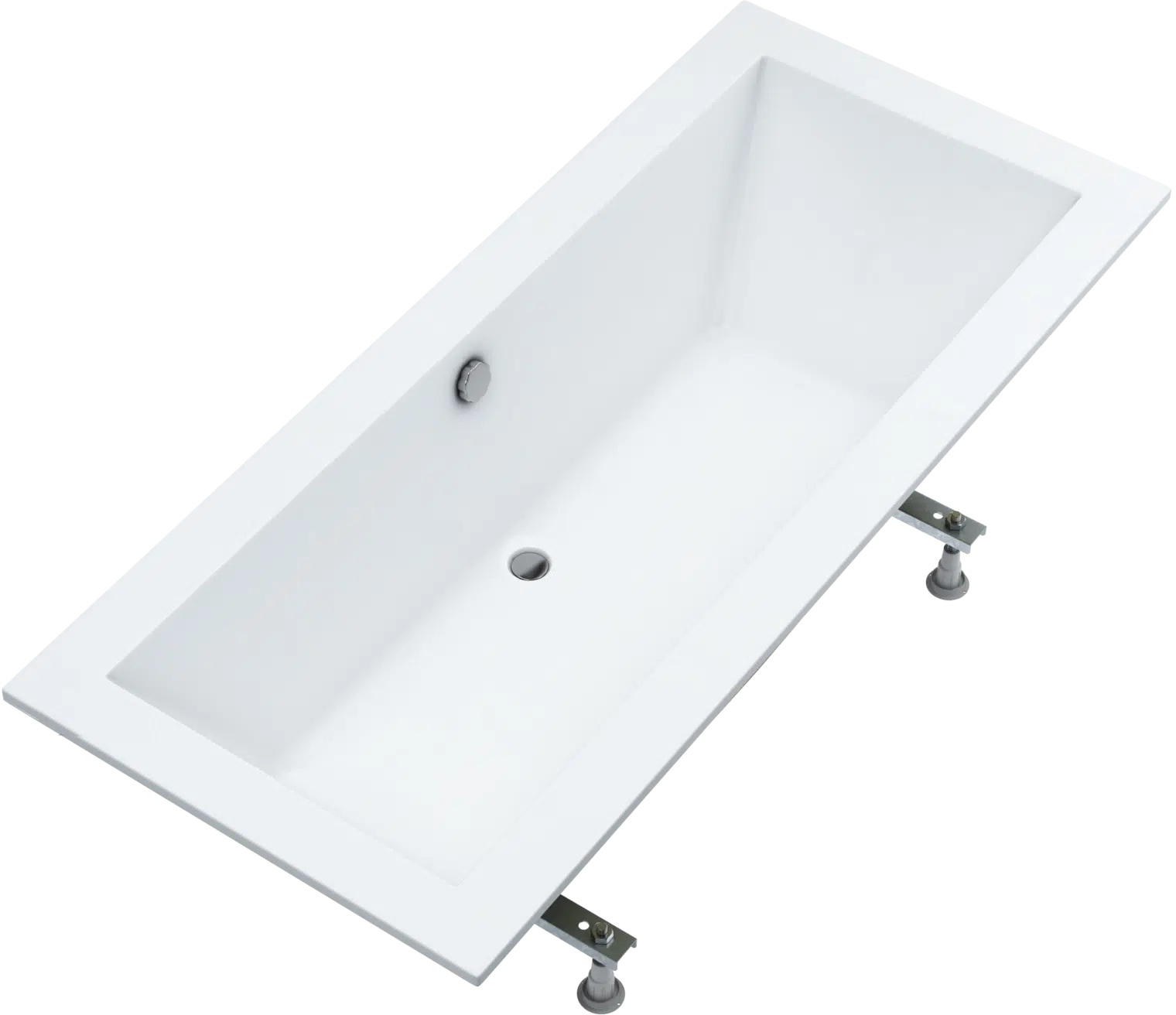 Schedline Vinca 2.0 obdélníková vana 180x80 cm bílá 3WST.V3P-18080