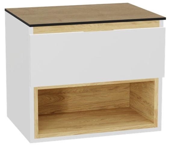 Sada korpus skříňky Excellent Tuto 2.0 MLEX.2171.600.WHBL, deska na skříňku Excellent Tuto 2.0 MLEX.2116.600.BL, MLEX.2151.600.01.WH