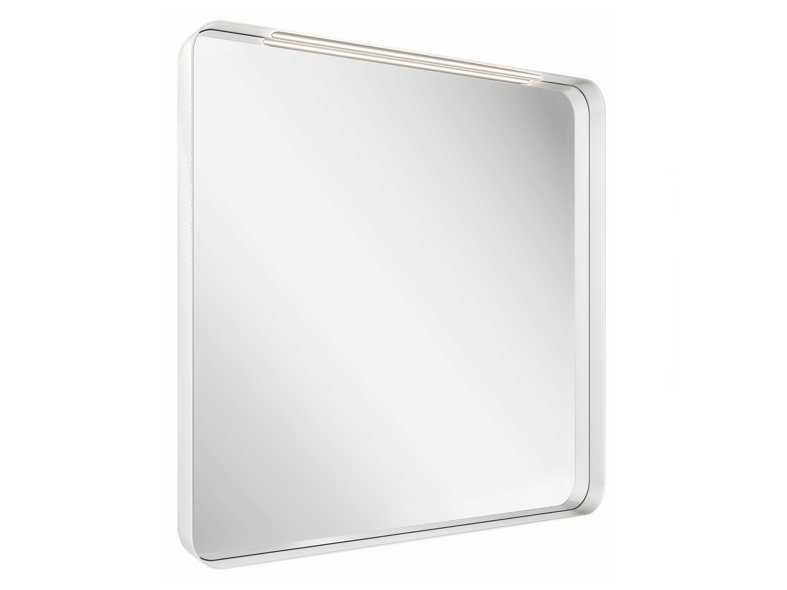 Ravak Strip zrcadlo 80.6x70.6 cm obdélníkový s osvětlením bílá X000001567