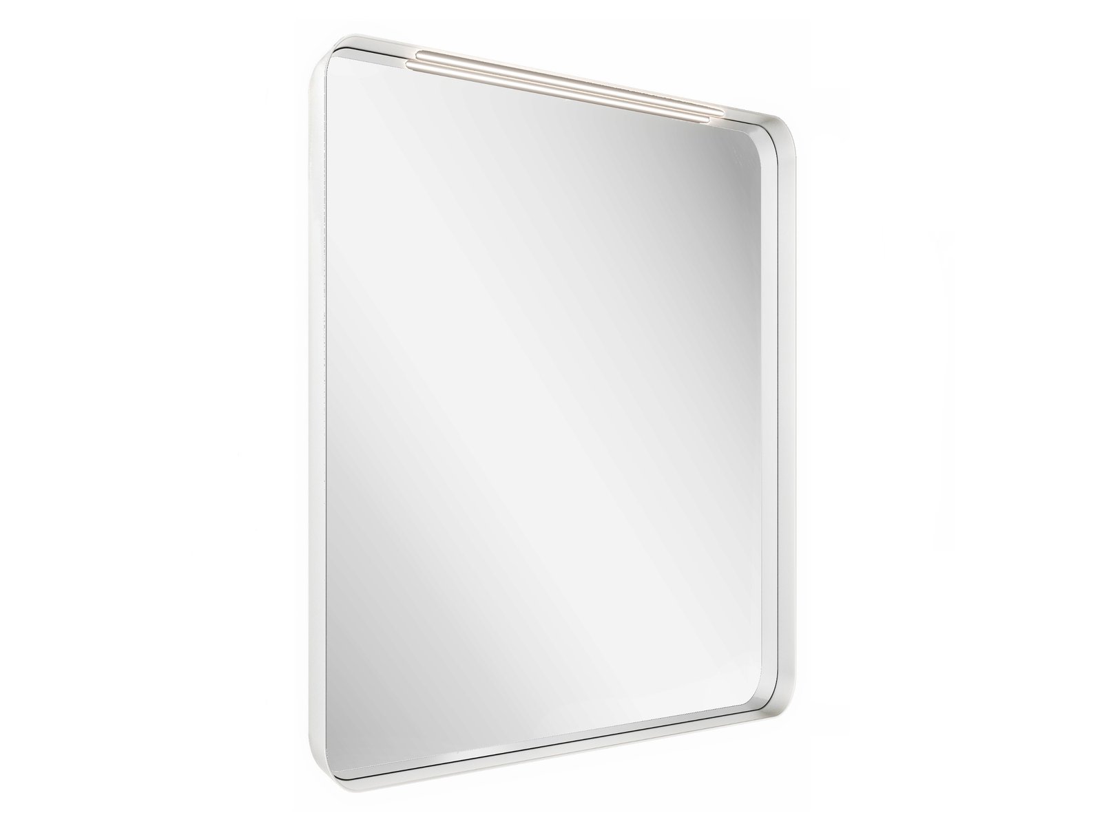 Ravak Strip zrcadlo 60.6x70.6 cm obdélníkový s osvětlením bílá X000001566