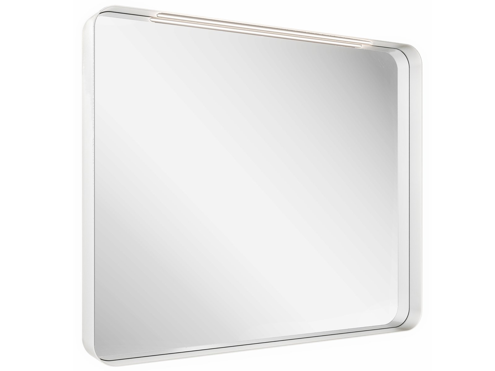 Ravak Strip zrcadlo 90.6x70.6 cm obdélníkový s osvětlením bílá X000001568