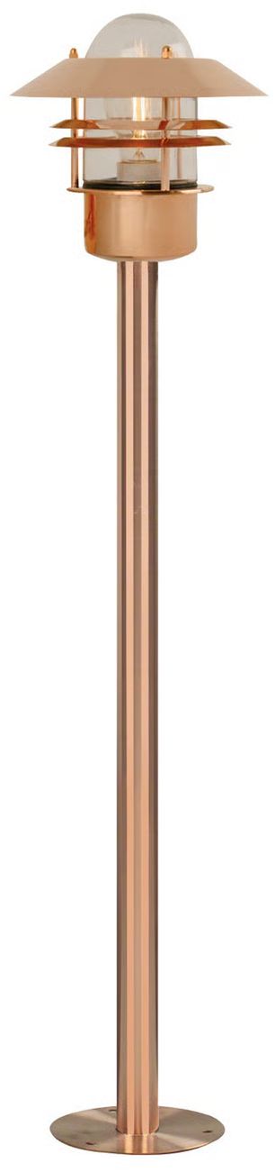 Nordlux Blok venkovní stojací lampa 1x60 W měděná 25078030