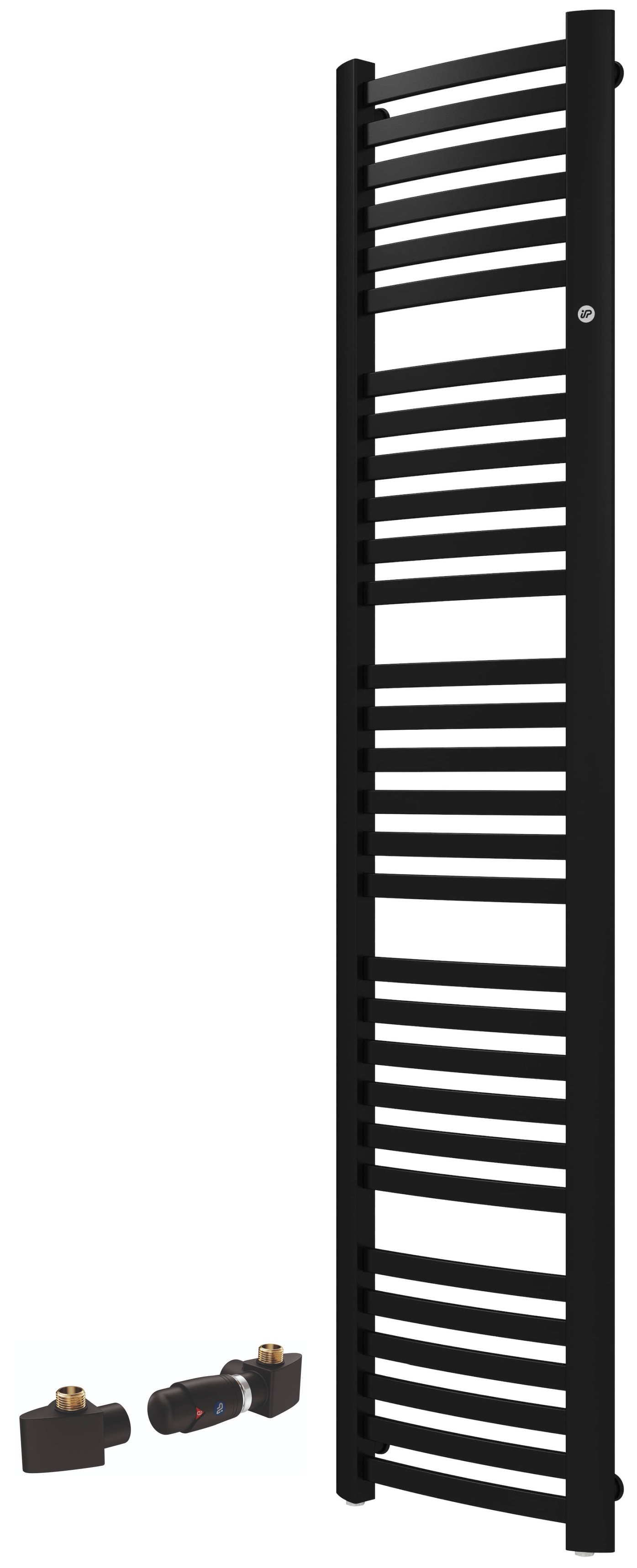 Sada koupelnový radiátor Instal Projekt Retto RET-40/180C31, termostatická sada Instal Projekt Z17 606400001C31