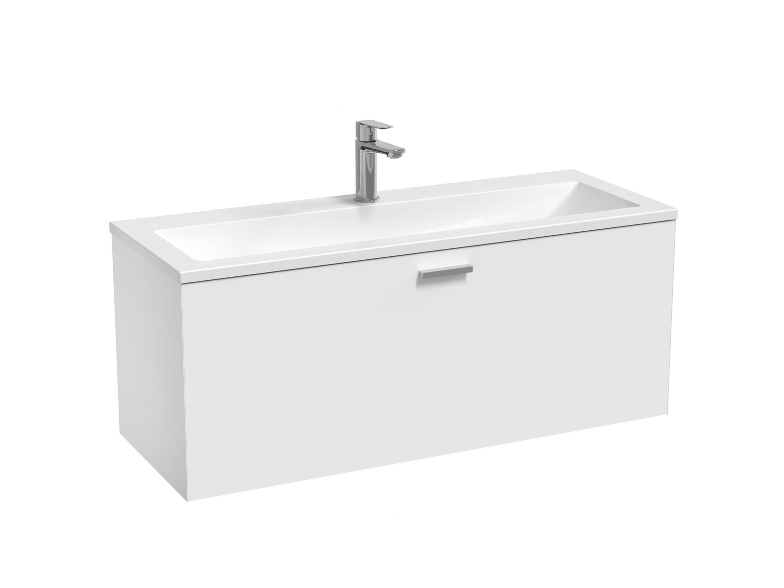 Ravak Clear II skříňka 100x38x40 cm pod umyvadlo závěsná bílá X000001643