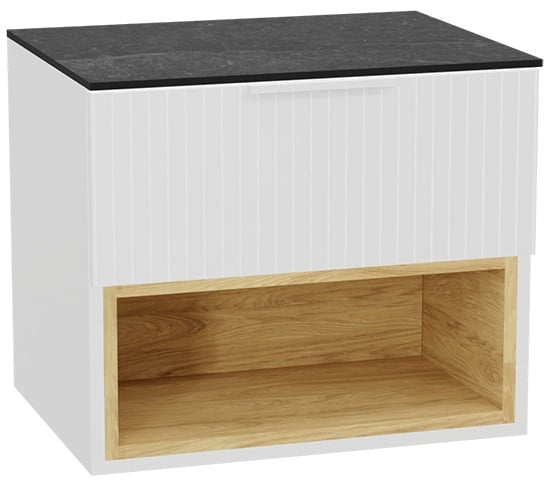 Sada korpus skříňky Excellent Tuto 2.0 MLEX.2171.600.WHBL, deska na skříňku Excellent Tuto 2.0 MLEX.2116.600.MA, MLEX.2151.600.03.WH