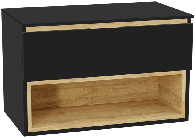 Sada korpus skříňky Excellent Tuto 2.0 MLEX.2171.800.BKBL, deska na skříňku Excellent Tuto 2.0 MLEX.2111.800.BK, MLEX.2151.800.01.BK