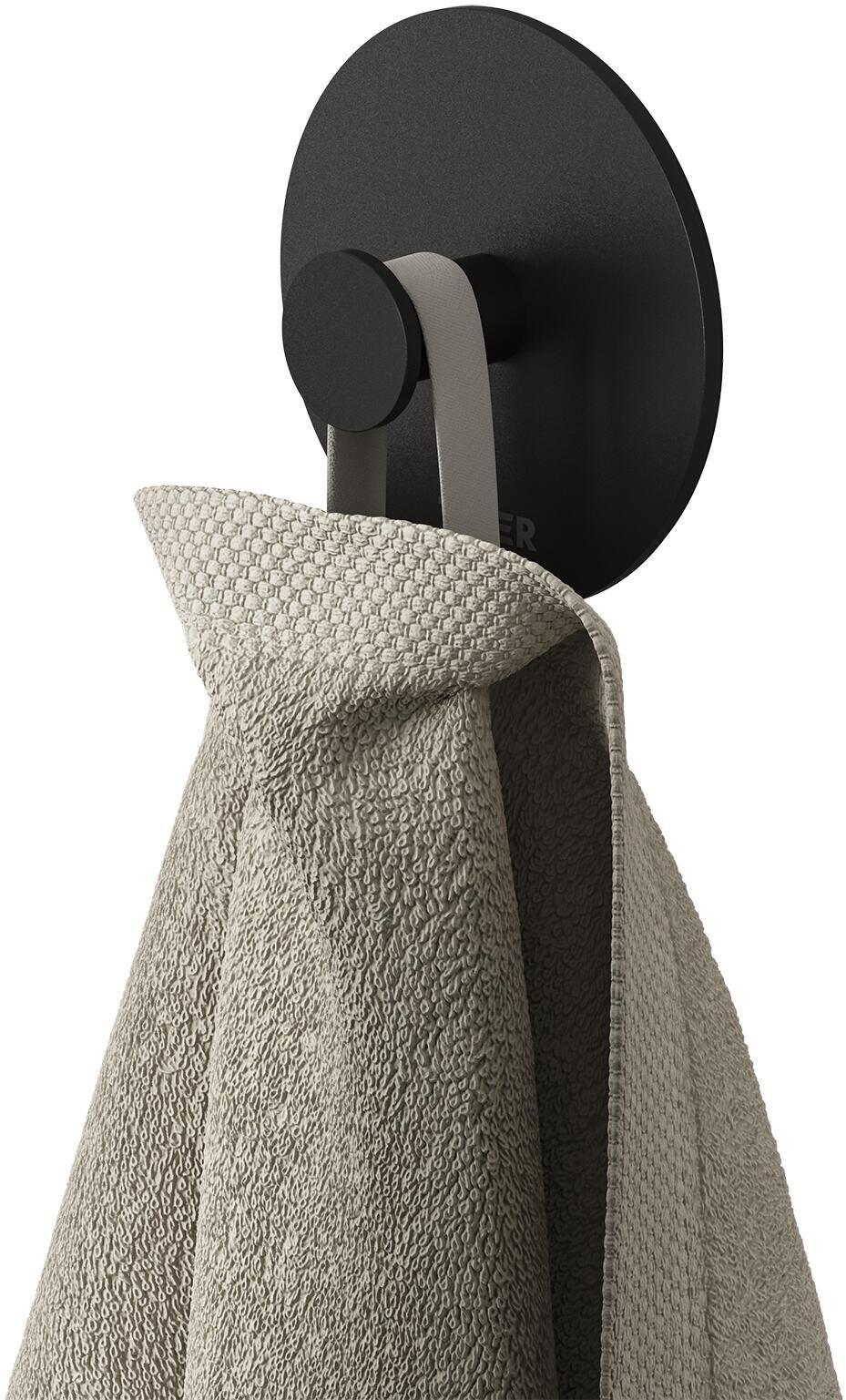 Tiger Base věšák na ručník černá 800729